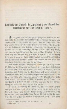 459-468 Nochmals das Eherecht im "Entwurf eines bürgerlichen Gesetzbuches für das Deutsche Reich"