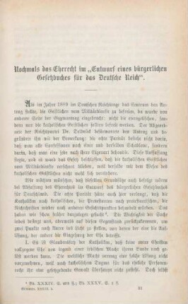 459-468 Nochmals das Eherecht im "Entwurf eines bürgerlichen Gesetzbuches für das Deutsche Reich"