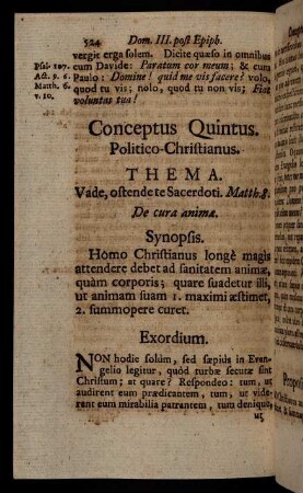 524-531, Conceptus Quintus Politico-Christianus.