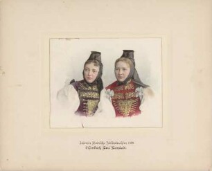 Badische Volkstracht aus "Eisenbach Amt Neustadt"