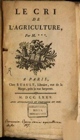 Le Cri de l'Agriculture