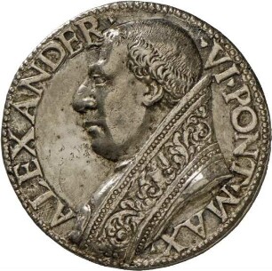 Medaille auf die Krönung Alexanders VI. zum Papst, 1492