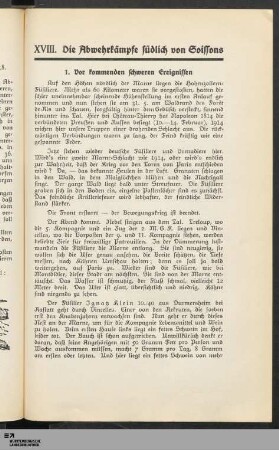 XVIII. Die Abwehrkämpfe südlich von Soissons