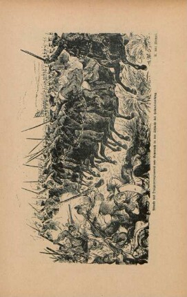 Attacke des Dragonerregiments von Bayreuth in der Schlacht bei Hohenfriedberg
