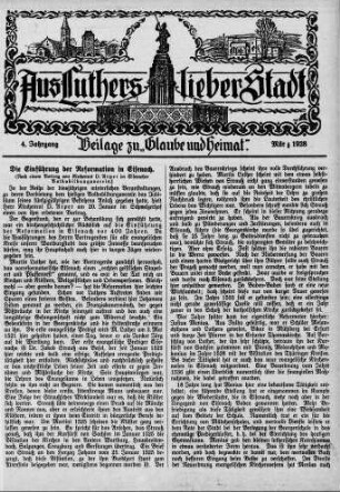 Die Einführung der Reformation in Eisenach / D. Arper