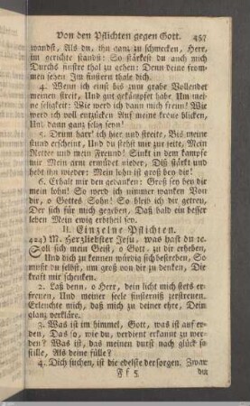 II. Einzelne Pflichten.