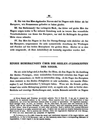 Einige Bemerkungen über die Seelen-Fähigkeiten der Neger