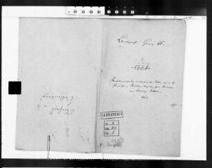 Kondolenzschreiben anlässlich des Todes der Landgräfin Dorothea Auguste, erste Gemahlin des Landgrafen Georg III.
