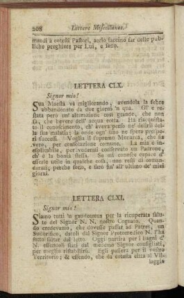 Lettera CLXI. - Der hundert und achtzigste Brief