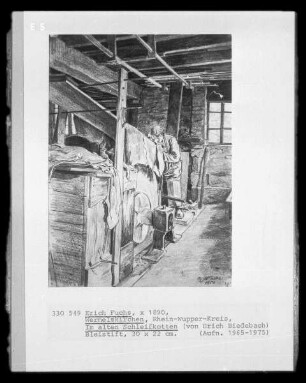 Im alten Schleifkotten (von Erich Biedebach; Wermelskirchen, Rhein-Wupper-Kreis)