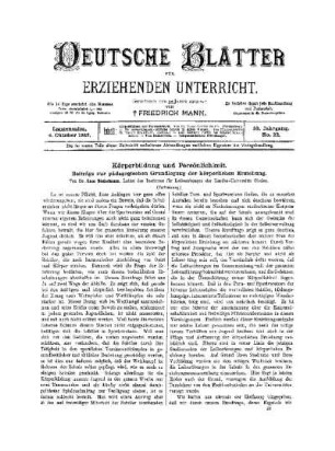Körperbildung und Persönlichkeit : (Fortsetzung)