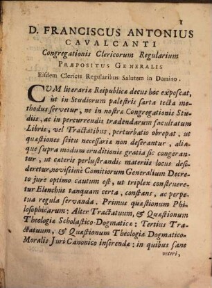 Constitutiones et decreta Congregationis Clericorum regularium