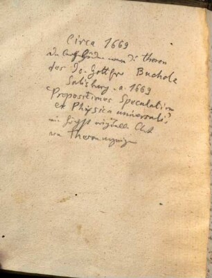 Bernardi Wenzl (?) commentarii in Aristotelis libros de coelo, de generatione, de meteoris, de anima, de metaphysica - BSB Clm 27828 b