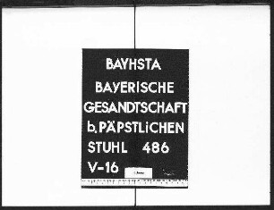 Alphabetisches Verzeichnis der Posteinläufe (früher K.schw. 509/1)