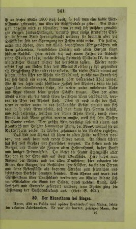 80. Der Mäusethurm bei Bingen