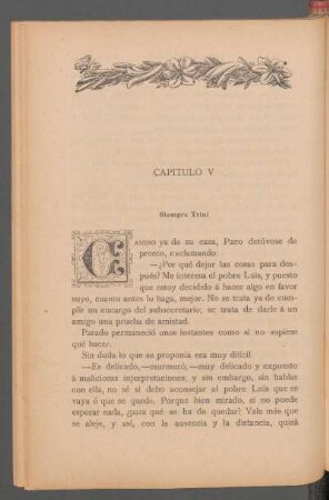 Capítulo V - Siempre Trini