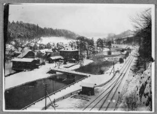 Winter im Elstertal bei Plauen an der Rentzschmühle