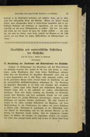 Idealistische und materialistische Auffassung der Geschichte : (Fortsetzung)