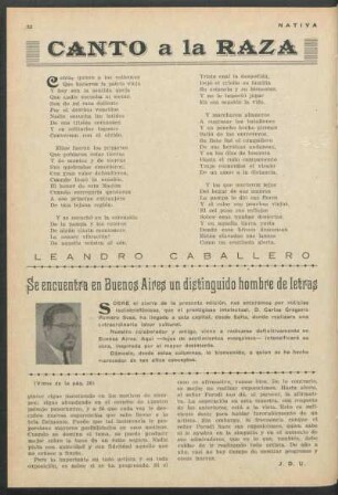 Canto a la raza