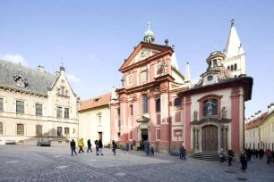 Fassade, Prag, Hradschin, Tschechische Republik
