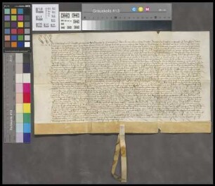 Dietersheim: Vertragsbrief zwischen dem St. Martinsstift zu Bingen und Claß Hofmann wegen ihrer Güter zu Dietersheim