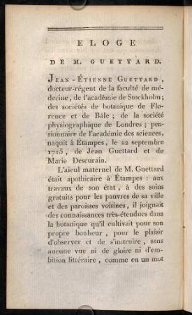 178-214, Éloge de M. Guettard.