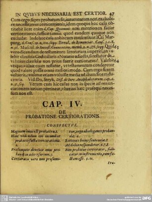 Cap. IV. De Probatione Certiorationis