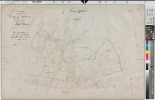 Ostönnen (Soest), Zusammenlegung Ostönnen, Brouillonkarte 1 Flur 1,3