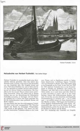 54: Holzschnitte von Herbert Tucholski