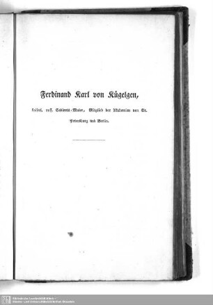 Ferdinand Karl von Kügelgen