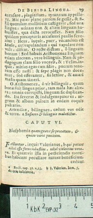 Caput VI. Blasphemia quam grave sit peccatum, & quam varie punitum.