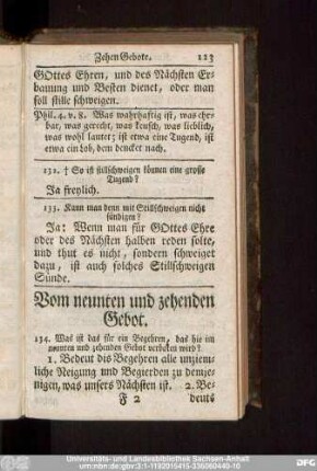 Vom neunten und zehenden Gebot.