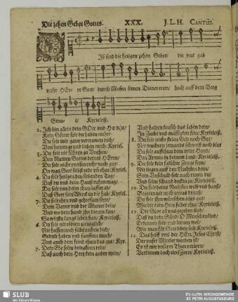Christliche Gesäng... Catechismus [Nr. XXX - XXXVI]