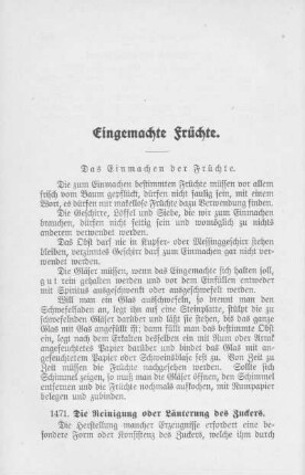 Eingemachte Früchte.