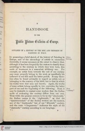 A handbook to the Public Picture Galleries of Europe