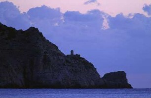 Spanien. Ibiza. Punta Grossa. Im Morgenlicht
