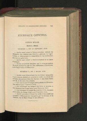 journaux officiels