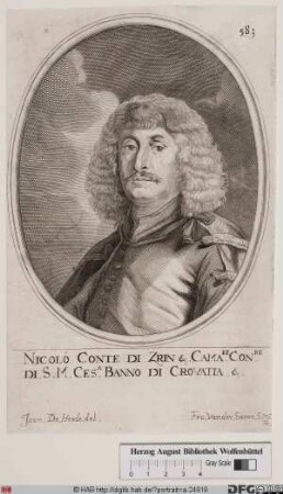 Bildnis Miklós [Nicolaus] II Graf Zrínyi
