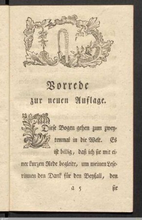 Vorrede zur neuen Auflage.