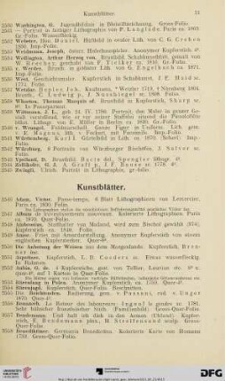 Kunstblätter (Nr. 2546-2750)