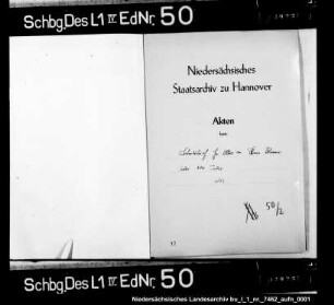 Schuldensachen des Hans Barner, Otto und Johann von Bothmer, Levin de Wendt, Wilhelm und Cordt Romel, Segebad Frydach