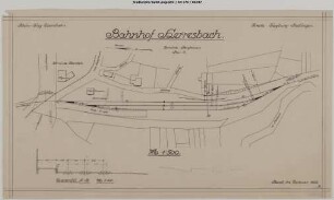 Herresbach, Bahnhof: Veränderung der Gleislage