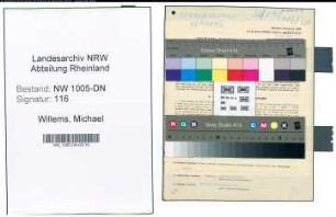 Entnazifizierung Michael Willems , geb. 13.07.1876 (Regierungsoberinspektor)