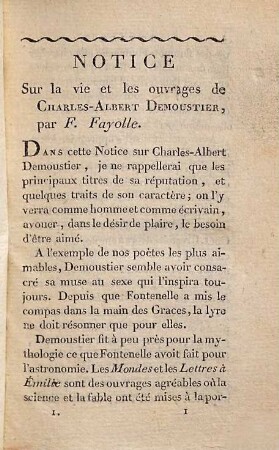 Lettres à Émilie, sur la mythologie, 1