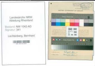 Entnazifizierung Bernhard Lechtenberg , geb. 02.10.1891 (Landwirt)