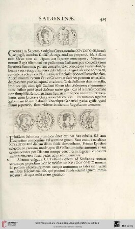 Numismata Saloninae