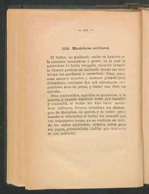 102. Maniobras militares.