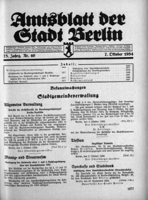 1934,40: Nr. 40, 7. Oktober 1934