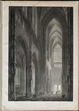 Dom-Kirche zu Köln. Vorhalle, wie sie vollendet werden sollte.