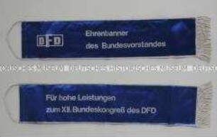 Fahnenschleife des Demokratischen Frauenbundes Deutschlands